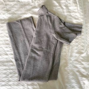 Gray Sweater T-shirt Dress